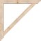 Ekena Millwork Traditional Traditional Smooth Bracket w/ Offset Brace, Douglas Fir, 5 1/2"W x 42"D x 42"H BKT0604X42X42TRA01SDF - alternate 2